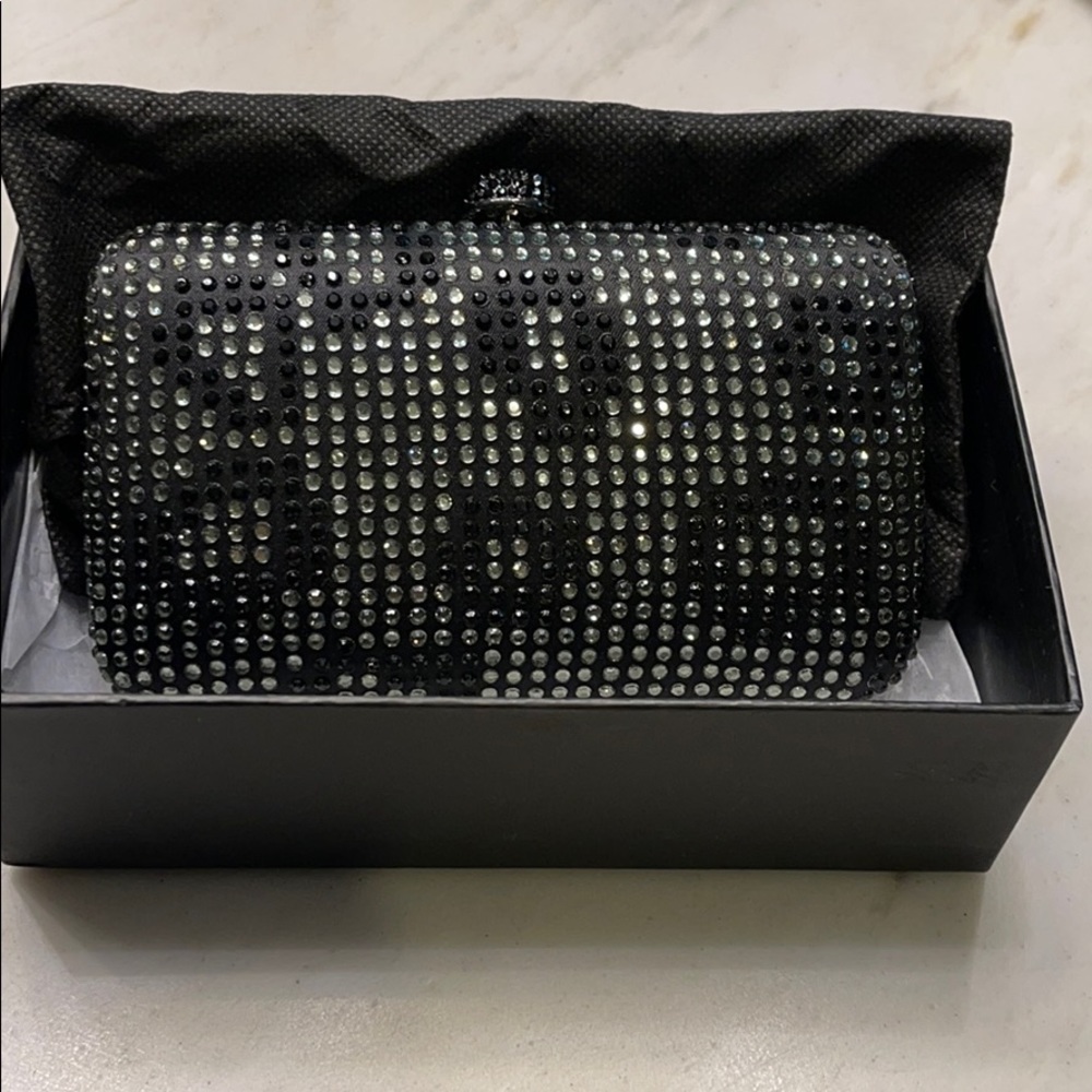 Report Signature crystal clutch - animal print.